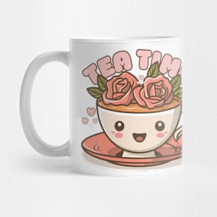 Tea Time Rose Tea Kawaii Mug